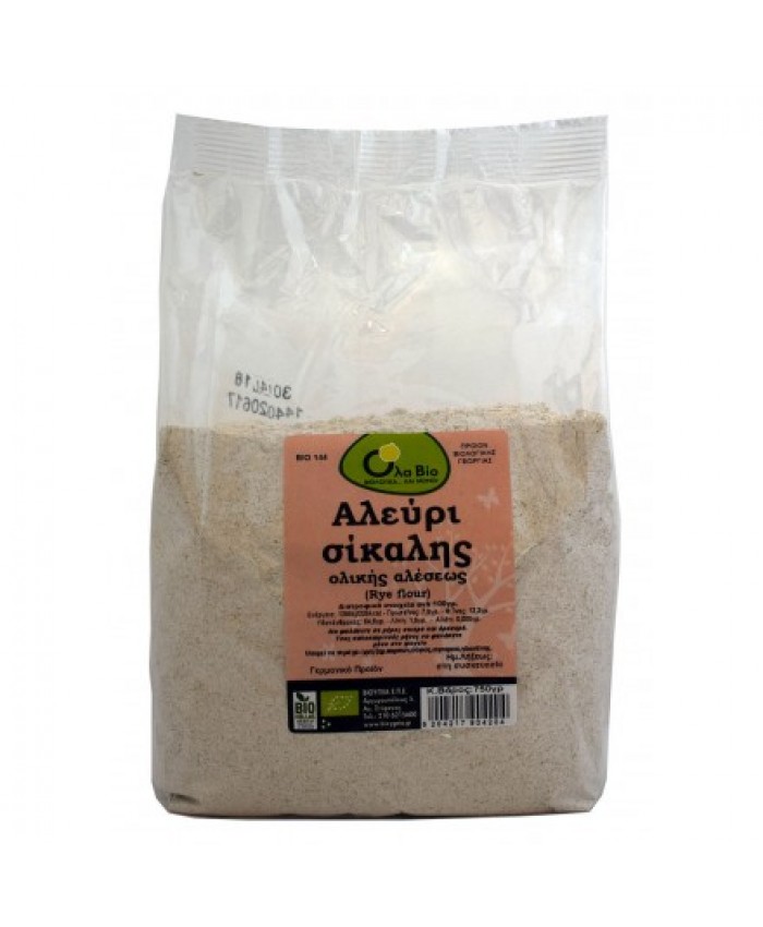 ΑΛΕΥΡΙ ΣΙΚΑΛΗΣ ΟΛΙΚΗΣ ΑΛΕΣΕΩΣ ΒΙΟ 750gr